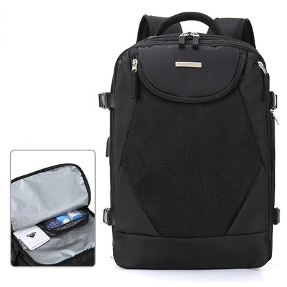 New Waterproof Women Travel Backpack High Quality Multifunction 15.6 Inch Business Laptop Backpacks WIth Independent Shoe Bag