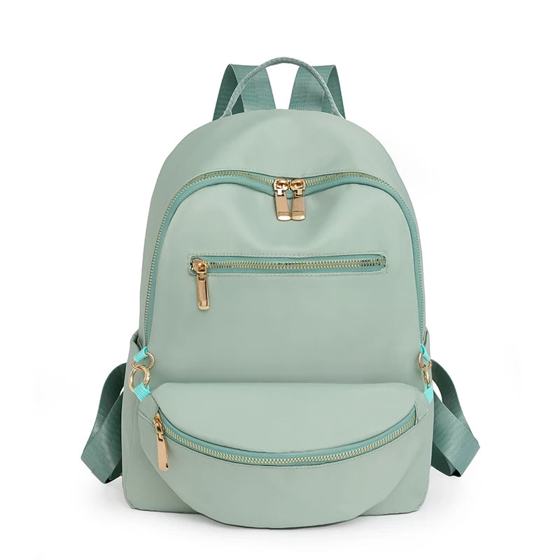 New Woman Backpacks Lady Nylon Backpacks with Detachable Storage Pocket Female 2 Pcs Set Travel Backpack Women Shoulder Bags