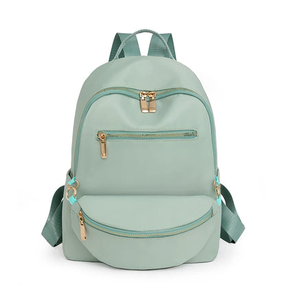 New Woman Backpacks Lady Nylon Backpacks with Detachable Storage Pocket Female 2 Pcs Set Travel Backpack Women Shoulder Bags