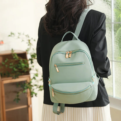 New Woman Backpacks Lady Nylon Backpacks with Detachable Storage Pocket Female 2 Pcs Set Travel Backpack Women Shoulder Bags