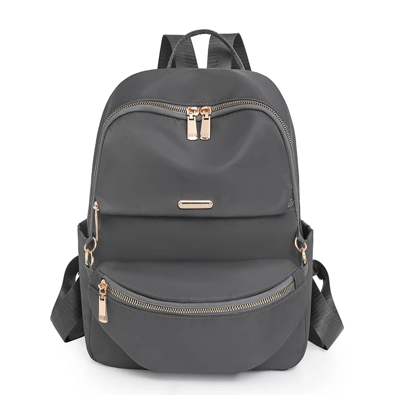 New Woman Backpacks Lady Nylon Backpacks with Detachable Storage Pocket Female 2 Pcs Set Waterproof Backpack Women Shoulder Bags