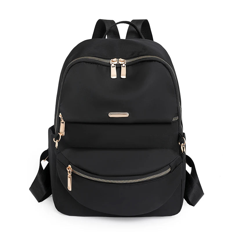 New Woman Backpacks Lady Nylon Backpacks with Detachable Storage Pocket Female 2 Pcs Set Waterproof Backpack Women Shoulder Bags