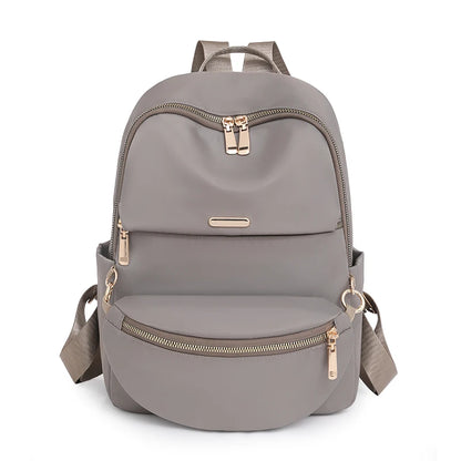 New Woman Backpacks Lady Nylon Backpacks with Detachable Storage Pocket Female 2 Pcs Set Waterproof Backpack Women Shoulder Bags