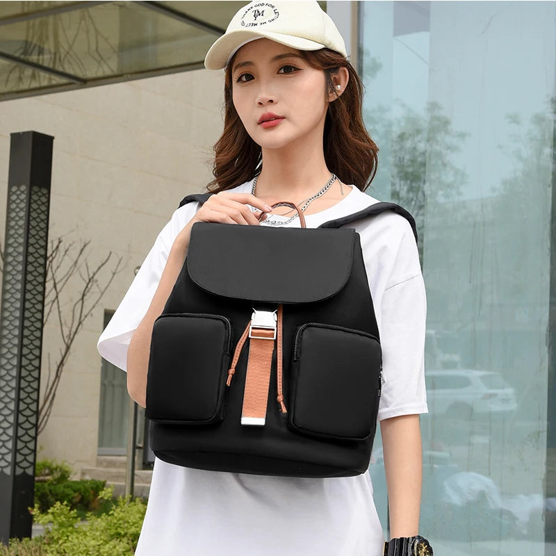 New Women Backpacks Designer Multifunctional Casual Travel Knapsack  Large Capacity School Bag for Teenage Girl Female Bookpack