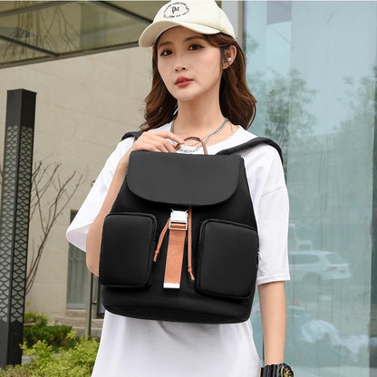 New Women Backpacks Designer Multifunctional Casual Travel Knapsack  Large Capacity School Bag for Teenage Girl Female Bookpack