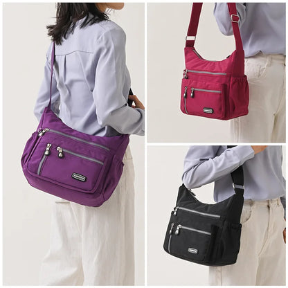 New Women Bag Nylon Waterproof Messenger Bags For Lady Crossbody Shoulder Bag Casual Handbags High Quality Multifunctional