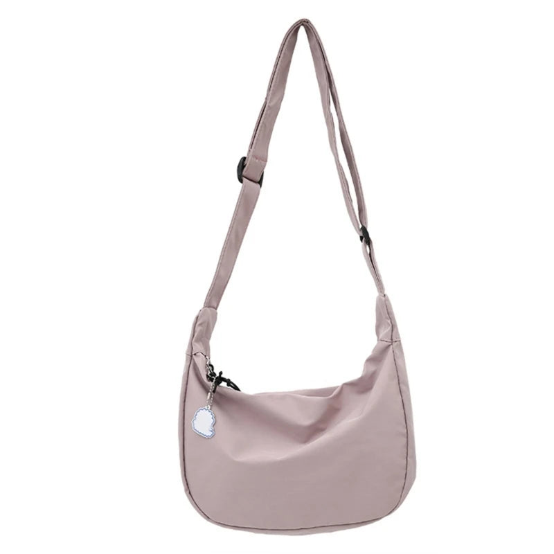 New Women Bags Japanese Harajuku Simple Shoulder Bag All-matching Solid Korean-Styleins Girl Messenger Bag Dating Crossbody Bags
