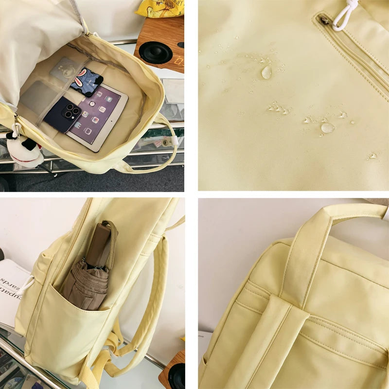 New Women College Backpack Men Female Cool Travel Book Bag Girl Boy Laptop Student Fashion School Bags For Teenage Girls Boys