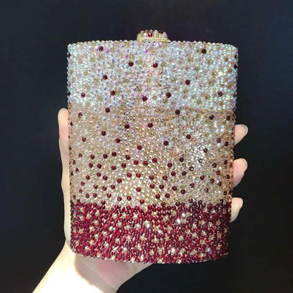 New Women Evening Bags with Handle Chain Shoulder bags Handbags Woman Designer Rhinestones Evening bag Party clutches Bags purse