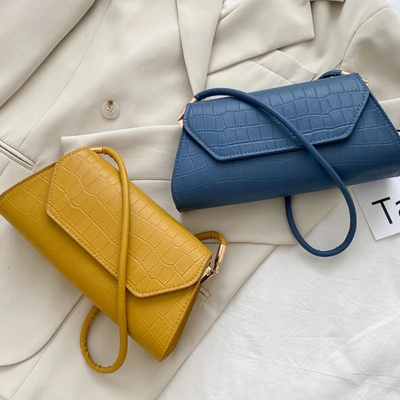 New Women Handbag Exquisite Retro PU-leather Shoulder Bag Stylish Underarm Bag Casual Solid Color Dating Shopping Fashion Bags