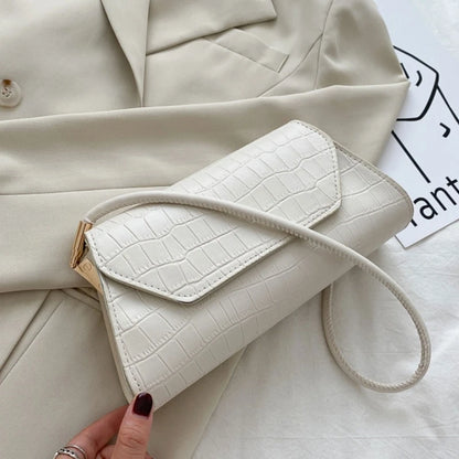 New Women Handbag Exquisite Retro PU-leather Shoulder Bag Stylish Underarm Bag Casual Solid Color Dating Shopping Fashion Bags