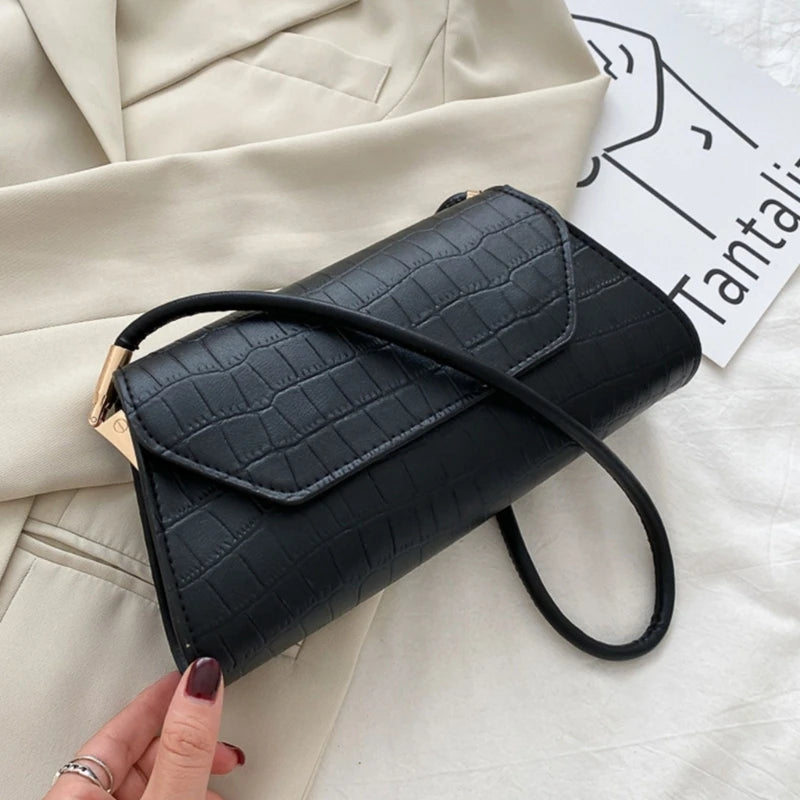 New Women Handbag Exquisite Retro PU-leather Shoulder Bag Stylish Underarm Bag Casual Solid Color Dating Shopping Fashion Bags
