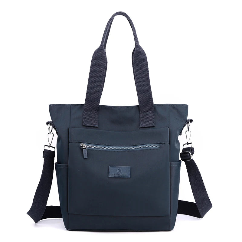 New Women Handbags Fashion Waterproof Oxford Tote Casual Nylon Shoulder Bag Mummy Large Capacity Canvas Top-handle Travel Bag