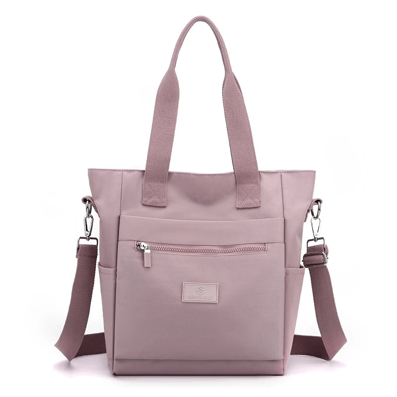 New Women Handbags Fashion Waterproof Oxford Tote Casual Nylon Shoulder Bag Mummy Large Capacity Canvas Top-handle Travel Bag