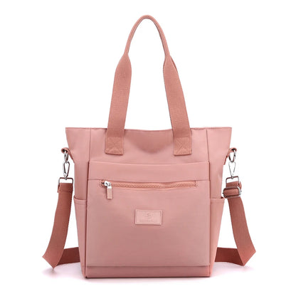 New Women Handbags Fashion Waterproof Oxford Tote Casual Nylon Shoulder Bag Mummy Large Capacity Canvas Top-handle Travel Bag