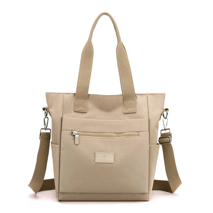 New Women Handbags Fashion Waterproof Oxford Tote Casual Nylon Shoulder Bag Mummy Large Capacity Canvas Top-handle Travel Bag