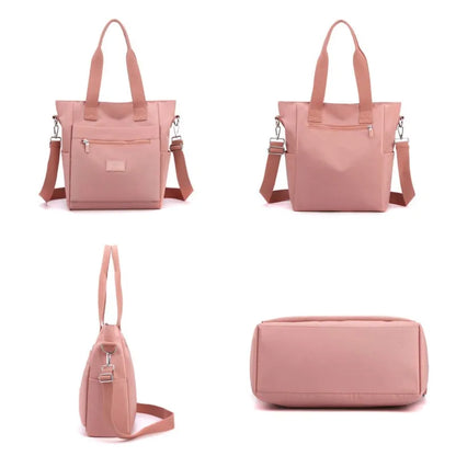 New Women Handbags Fashion Waterproof Oxford Tote Casual Nylon Shoulder Bag Mummy Large Capacity Canvas Top-handle Travel Bag