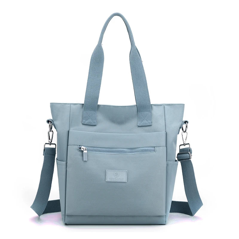 New Women Handbags Fashion Waterproof Oxford Tote Casual Nylon Shoulder Bag Mummy Large Capacity Canvas Top-handle Travel Bag
