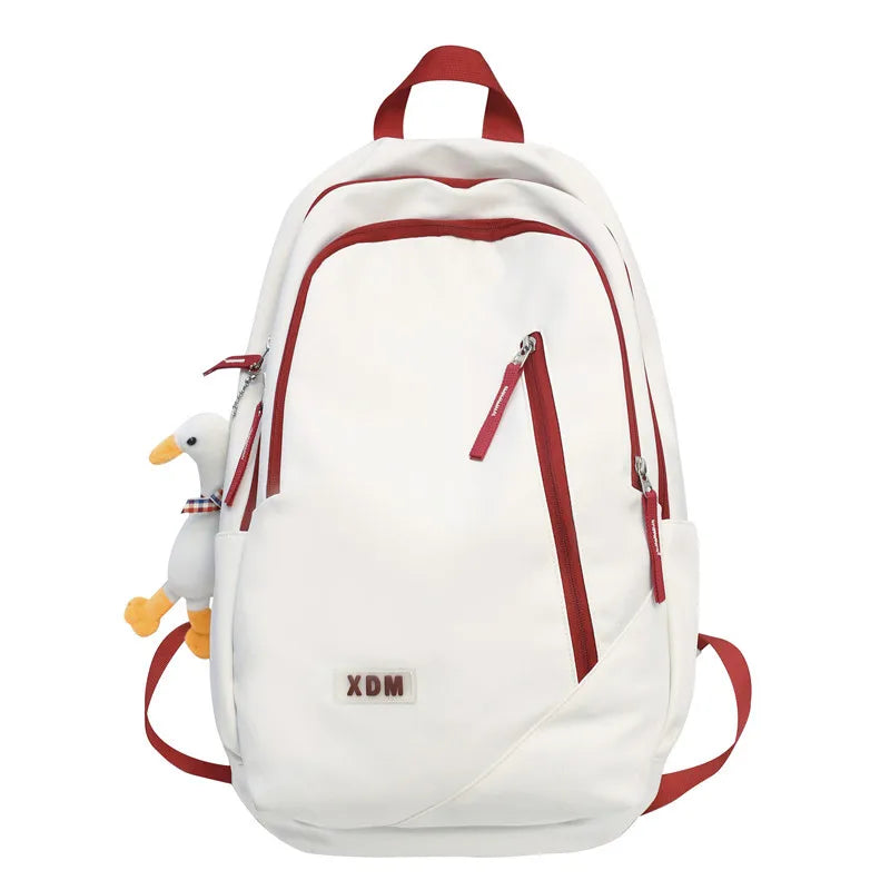 New Women High Capacity Trendy School Bag Girl Travel Book Backpack Cool Fashion Female Laptop Bag Lady College Backpack Student