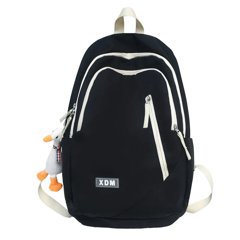 New Women High Capacity Trendy School Bag Girl Travel Book Backpack Cool Fashion Female Laptop Bag Lady College Backpack Student