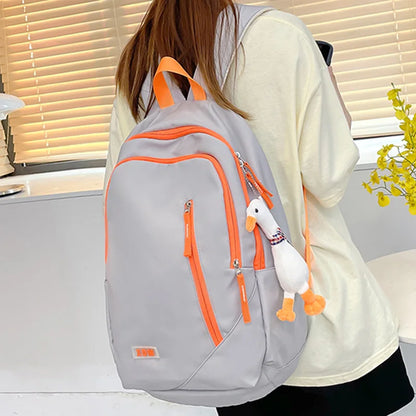New Women High Capacity Trendy School Bag Girl Travel Book Backpack Cool Fashion Female Laptop Bag Lady College Backpack Student
