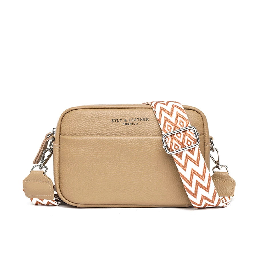 New Women Luxury Handbag High Quality Shoulder Bags Ladies Messenger Bag Lichee Pattern Genuine Leather Crossbody Bag Sac A Main