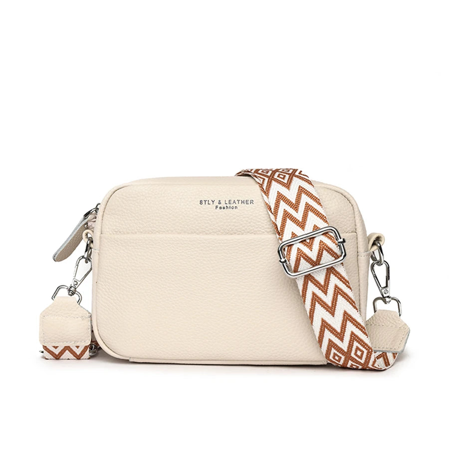 New Women Luxury Handbag High Quality Shoulder Bags Ladies Messenger Bag Lichee Pattern Genuine Leather Crossbody Bag Sac A Main