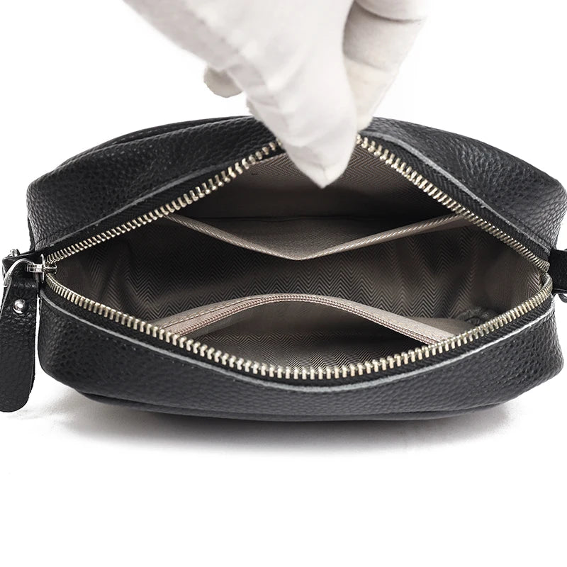 New Women Luxury Handbag High Quality Shoulder Bags Ladies Messenger Bag Lichee Pattern Genuine Leather Crossbody Bag Sac A Main
