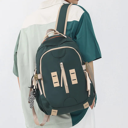New Women Male Laptop College Backpack Fashion Girl Boy Nylon High Capacity Ladies Leisure School Bag Men Female Travel Book Bag