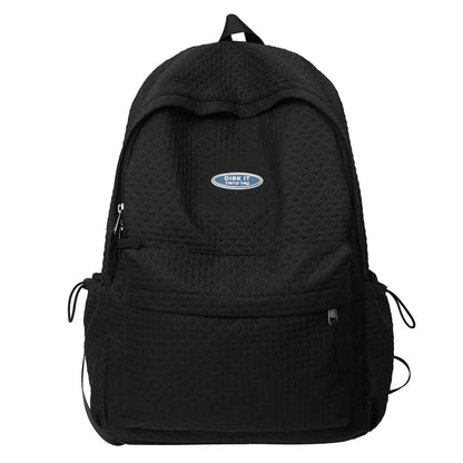 New Women Male Trendy Backpack Men Female Black Travel Book Bag Fashion Lady Laptop College Backpack Girl Boy Leisure School Bag