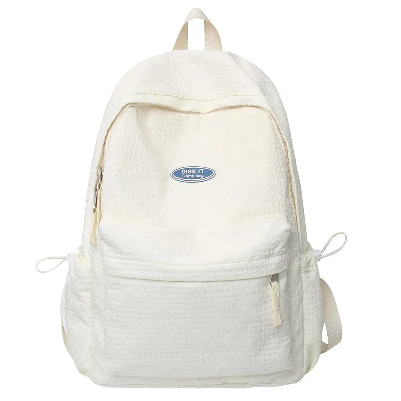 New Women Male Trendy Backpack Men Female Black Travel Book Bag Fashion Lady Laptop College Backpack Girl Boy Leisure School Bag