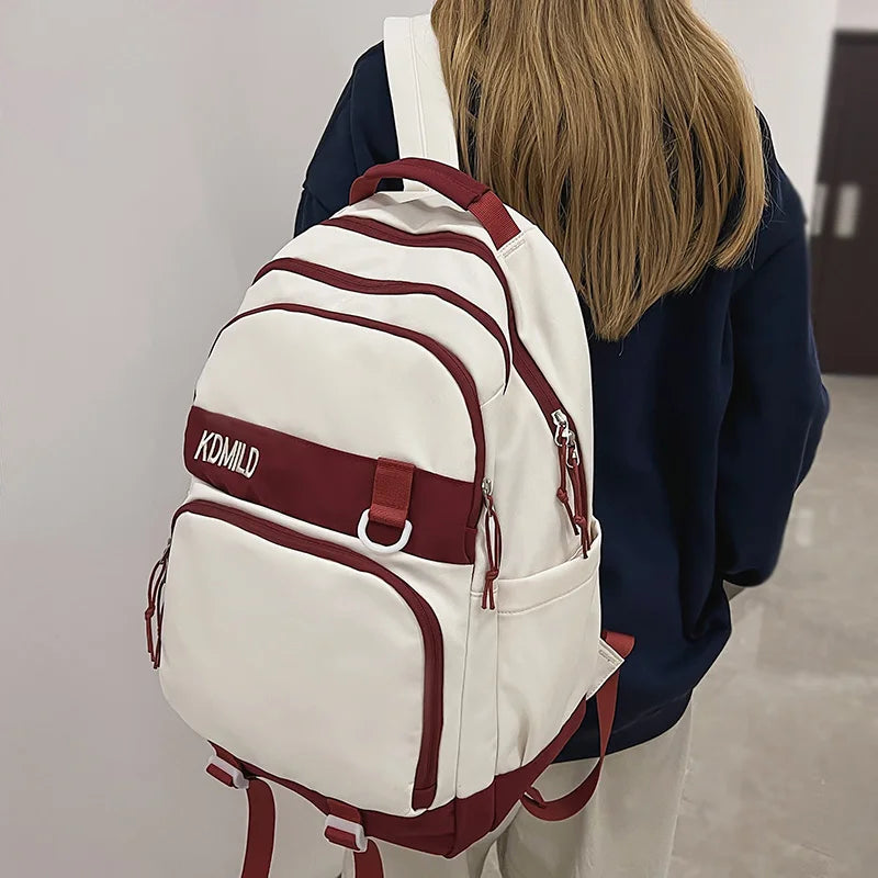 New Women Men High Capacity Travel College Backpack Trendy Lady Male Backpack Cool Boy Girl Bag Fashion Female Laptop School Bag