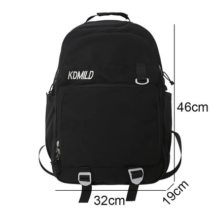 New Women Men High Capacity Travel College Backpack Trendy Lady Male Backpack Cool Boy Girl Bag Fashion Female Laptop School Bag