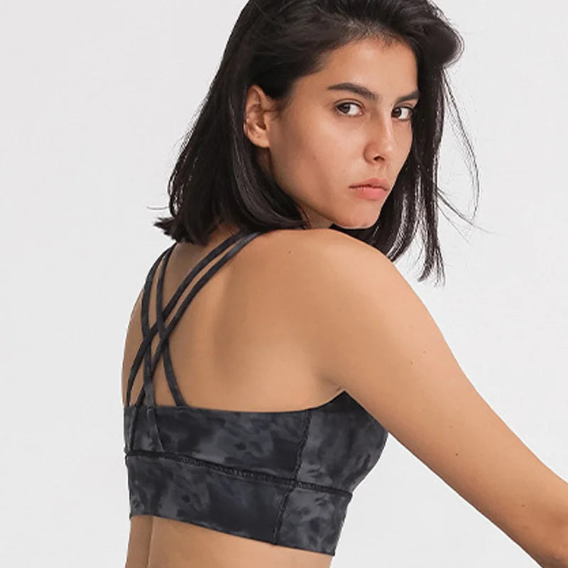 New Women Sleeveless Tank  Sporty Top With Bra