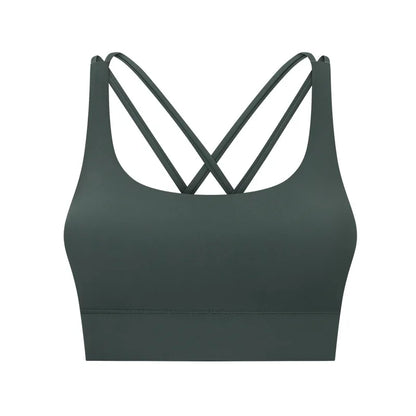 New Women Sleeveless Tank  Sporty Top With Bra