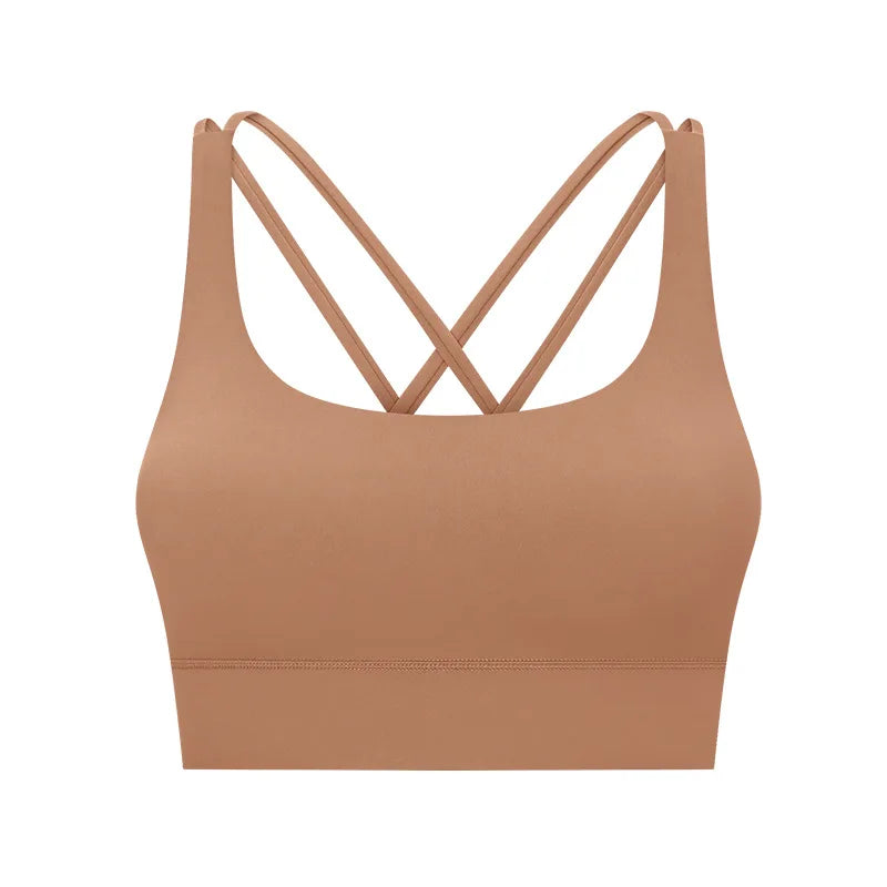 New Women Sleeveless Tank  Sporty Top With Bra