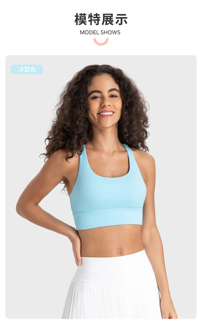 New Women Sleeveless Tank  Sporty Top With Bra