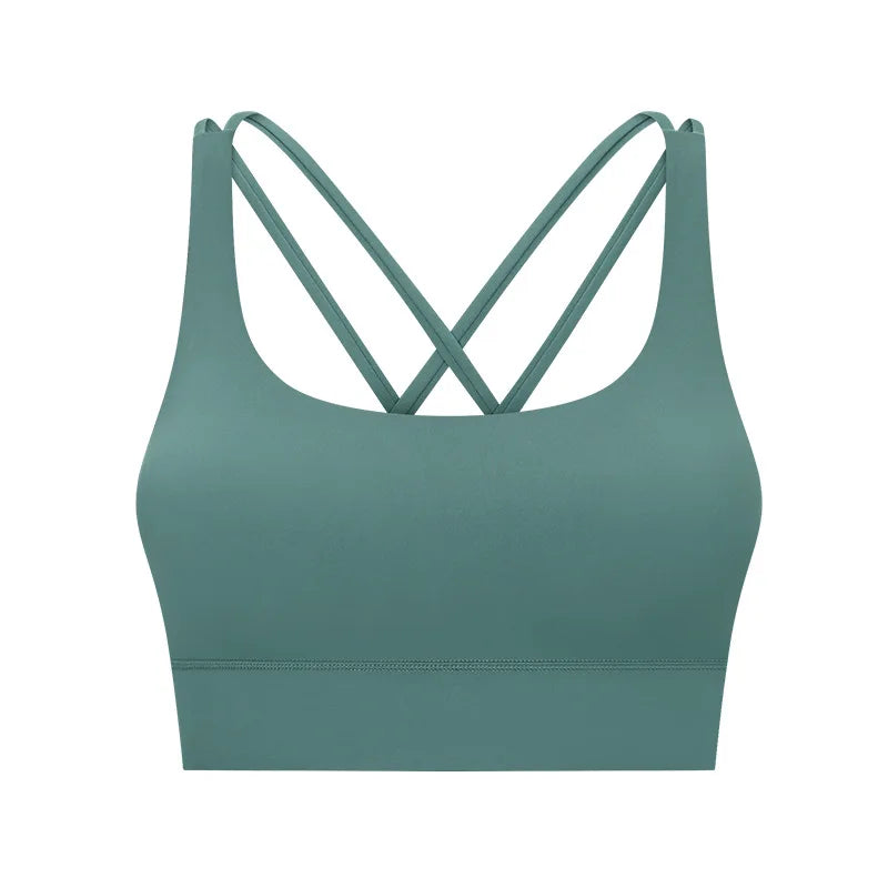 New Women Sleeveless Tank  Sporty Top With Bra