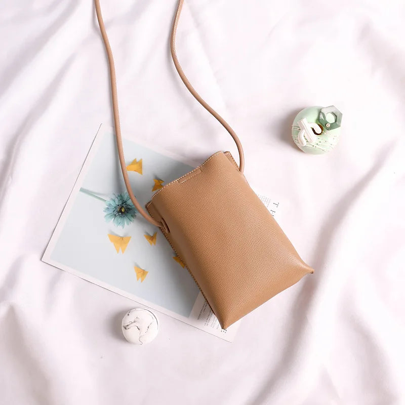 New Women Small Shoulder Bags PU Leather Handbags Fashion Female Large Capacity Crossbody Bags for Lady Solid Flap Phone Wallets