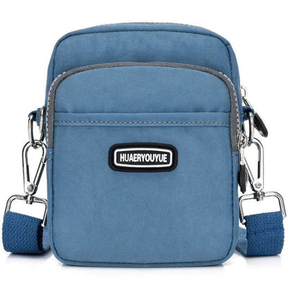 New Women Waterproof Nylon Shoulder Bag Mini Portable Crossbody Bags For Women Multifunction Ladies Mobile Phone Bag Waist pack