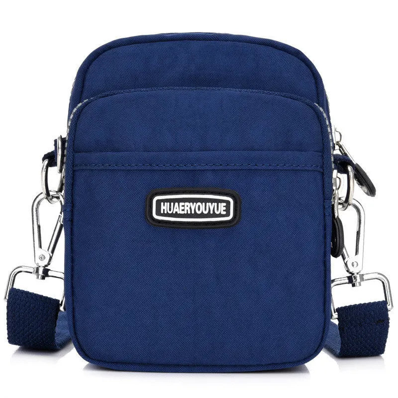 New Women Waterproof Nylon Shoulder Bag Mini Portable Crossbody Bags For Women Multifunction Ladies Mobile Phone Bag Waist pack