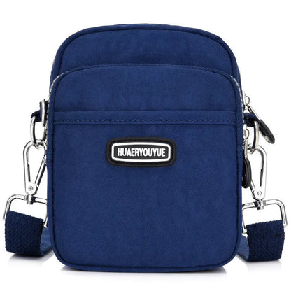 New Women Waterproof Nylon Shoulder Bag Mini Portable Crossbody Bags For Women Multifunction Ladies Mobile Phone Bag Waist pack