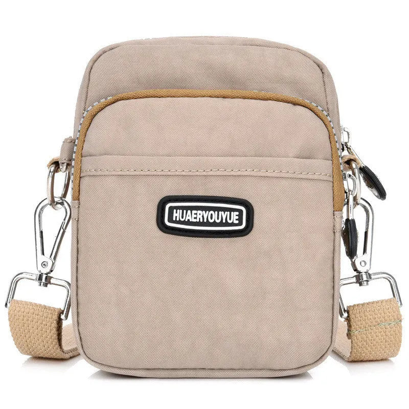 New Women Waterproof Nylon Shoulder Bag Mini Portable Crossbody Bags For Women Multifunction Ladies Mobile Phone Bag Waist pack