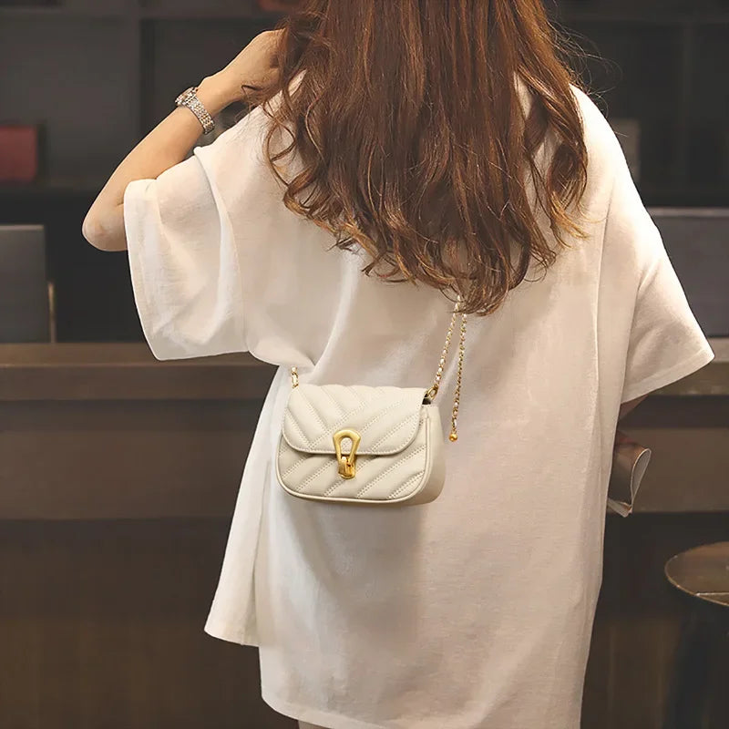 New Women's Bag Chain Bags Crossbody Bags Genuine Leather Mini Bag Luxury Brand Bag  Luxury Handbags