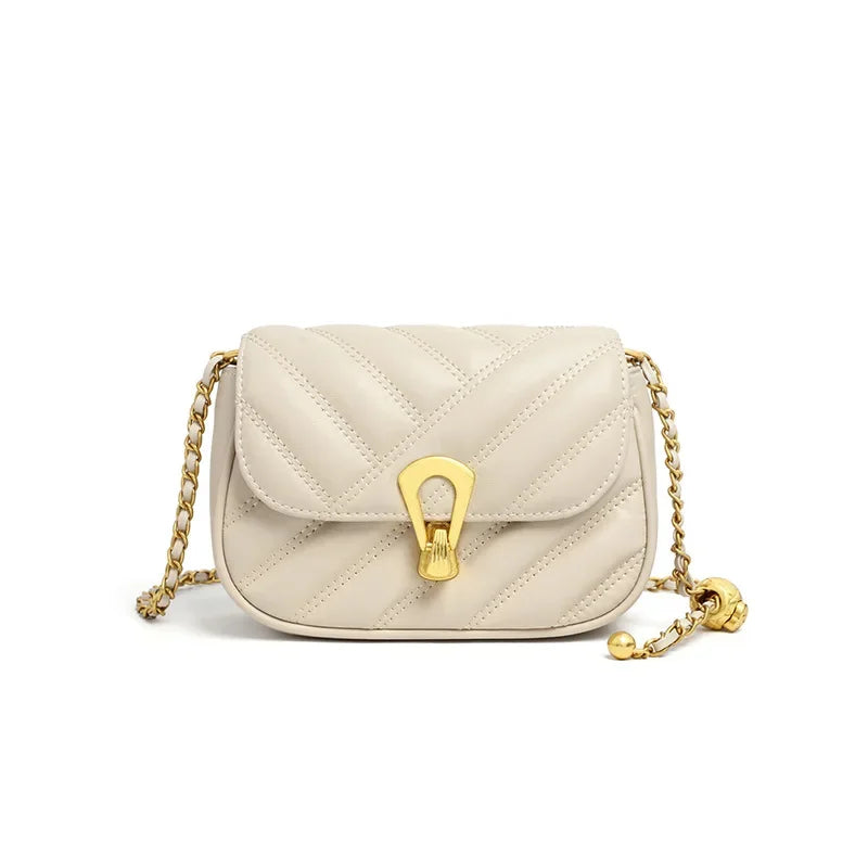New Women's Bag Chain Bags Crossbody Bags Genuine Leather Mini Bag Luxury Brand Bag  Luxury Handbags