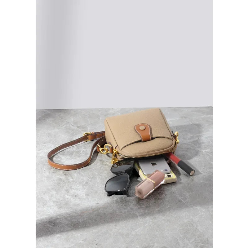 New Women's Bag Mini Versatile Crossbody Bag Shoulder Bag Genuine Leather Women Purse Designer Bags Luxury