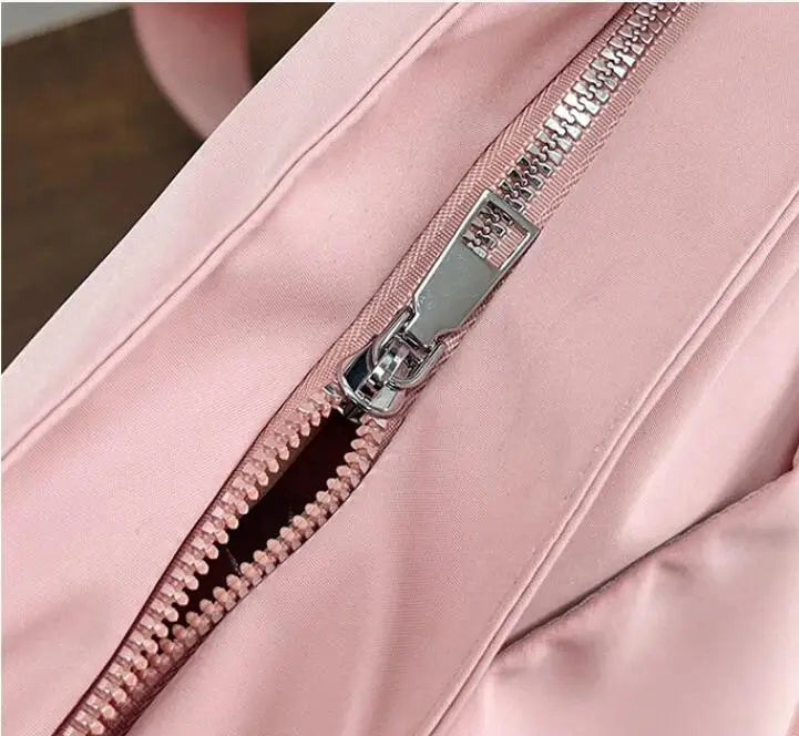 New Women's Bag Solid Color Bag Commuting Shoulder Bag Leisure Simple Large Capacity Nylon Handbag