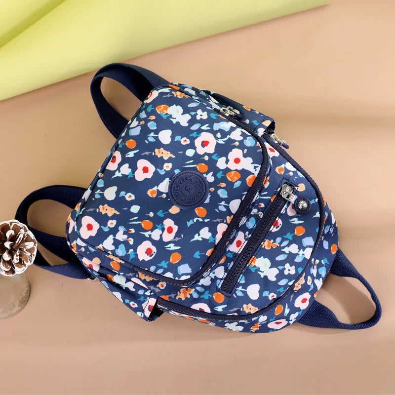 New Women's Nylon Shoulder Bag Daily Travel Small Backpacks Bag Female Casual Bags Ladies Bagpack Mochila Rucksack