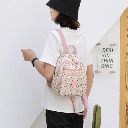 New Women's Nylon Shoulder Bag Daily Travel Small Backpacks Bag Female Casual Bags Ladies Bagpack Mochila Rucksack