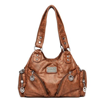 New Women's Shoulder Bags High Quality Leather Handbag Luxury Designer Brand Women's Crossbody Bag Large Capacity Shopping Bags
